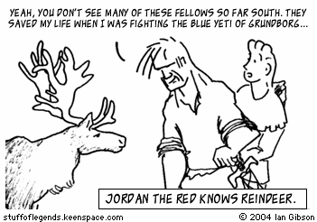 Jordan the Red knows Reindeer